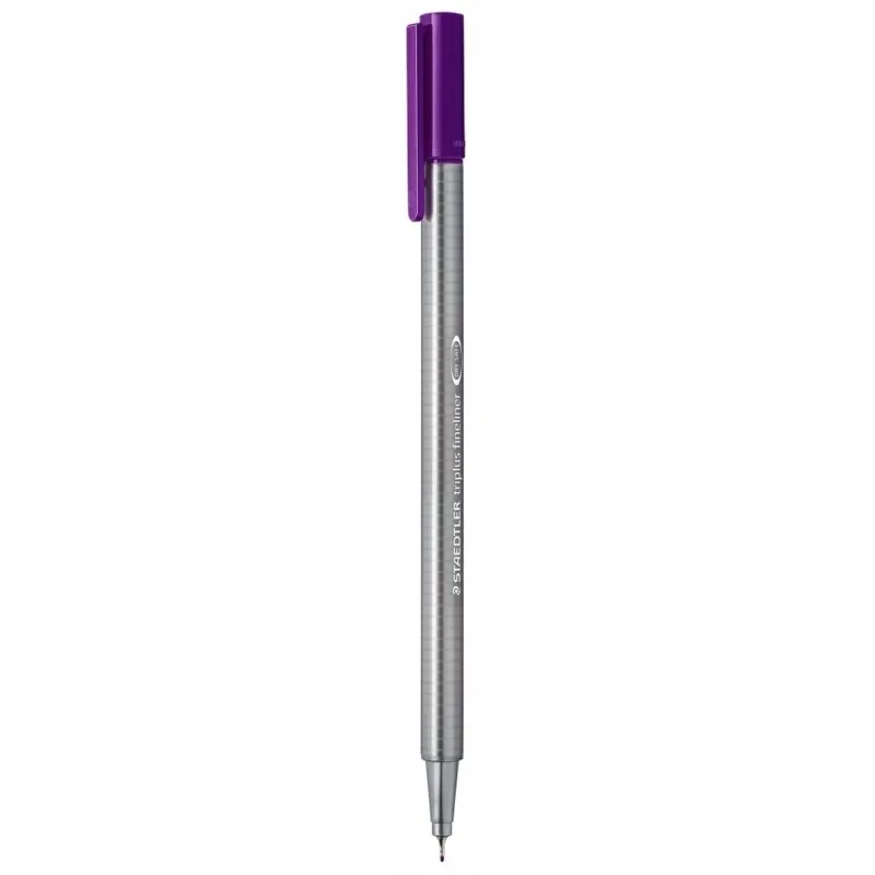 10 STYLOS FEUTRE STAEDTLER TRIPLUS ULTRA FINE / 0.3MM / VIOLET