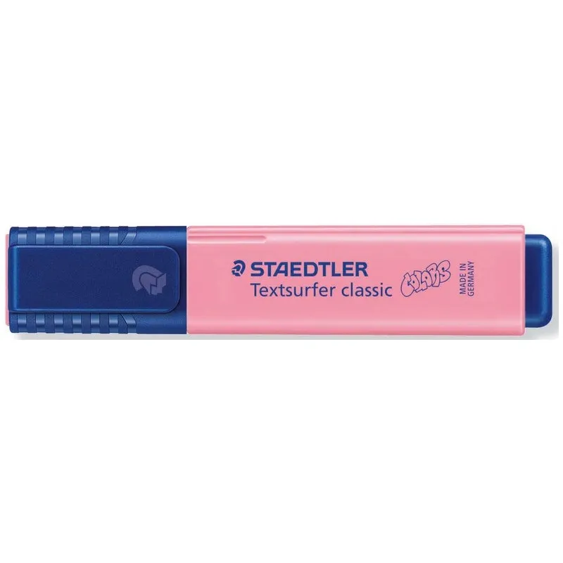 10 SURLIGNEURS STAEDTLER TEXTSURFER CLASSIC PASTEL / CARMIN CLAIR