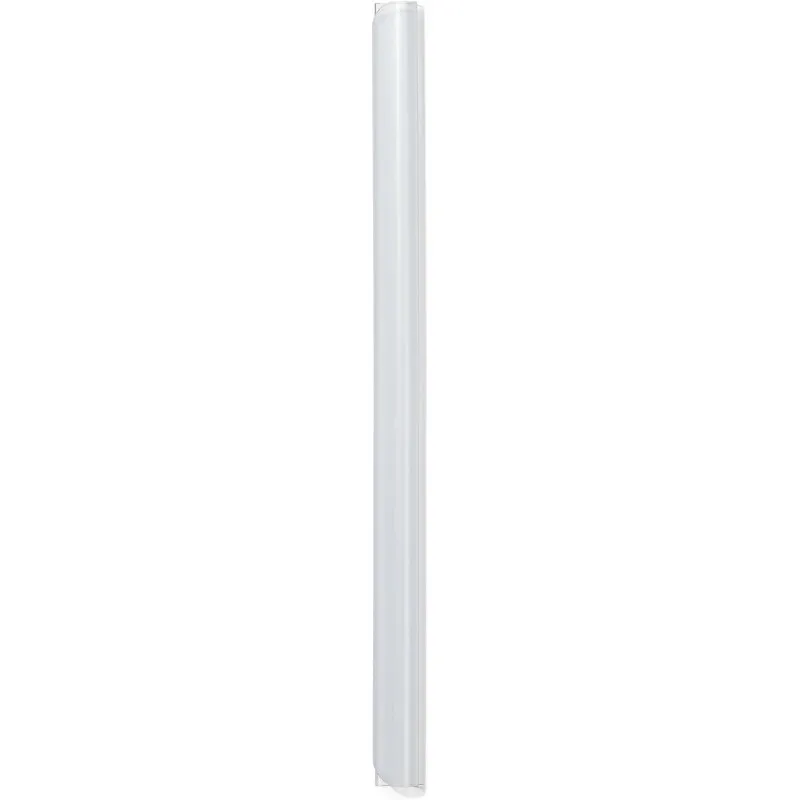 100 Baguettes reliure plastique 12mm / Blanc