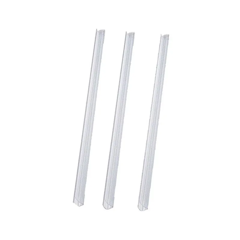 100 Baguettes reliure plastique 6mm / Blanc
