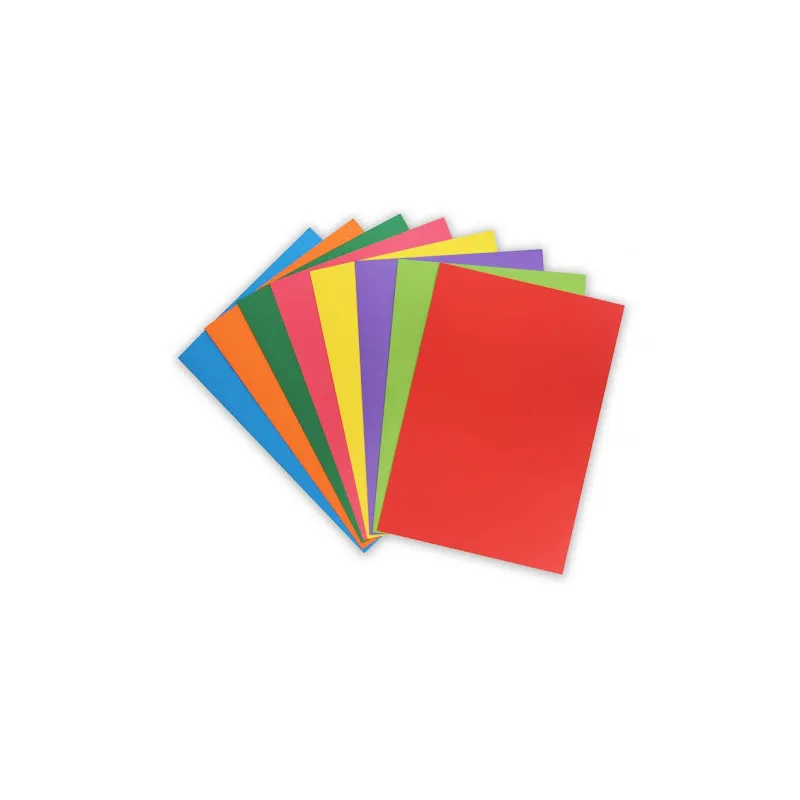 100 Chemises Cartonnée BRISTOL 5 / 160G / Couleurs Assorties