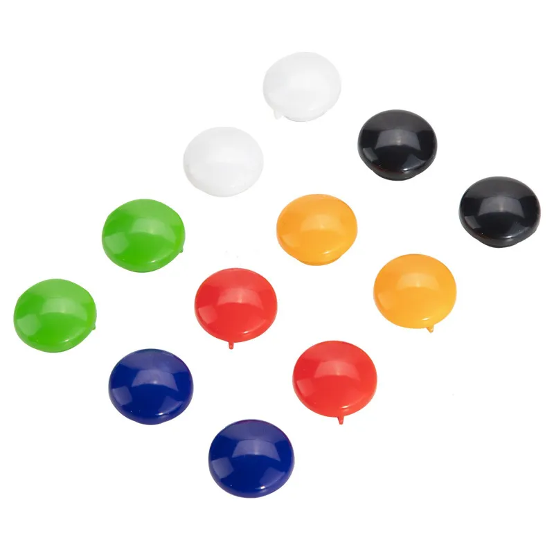 12 X BOUTON DE FIXATION MAGNETIQUE 20MM / COULEUR ASSORTIS