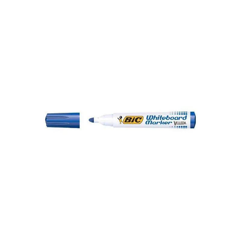 12x Marqueurs effaçable BIC 1701 pointe ogive / Bleu
