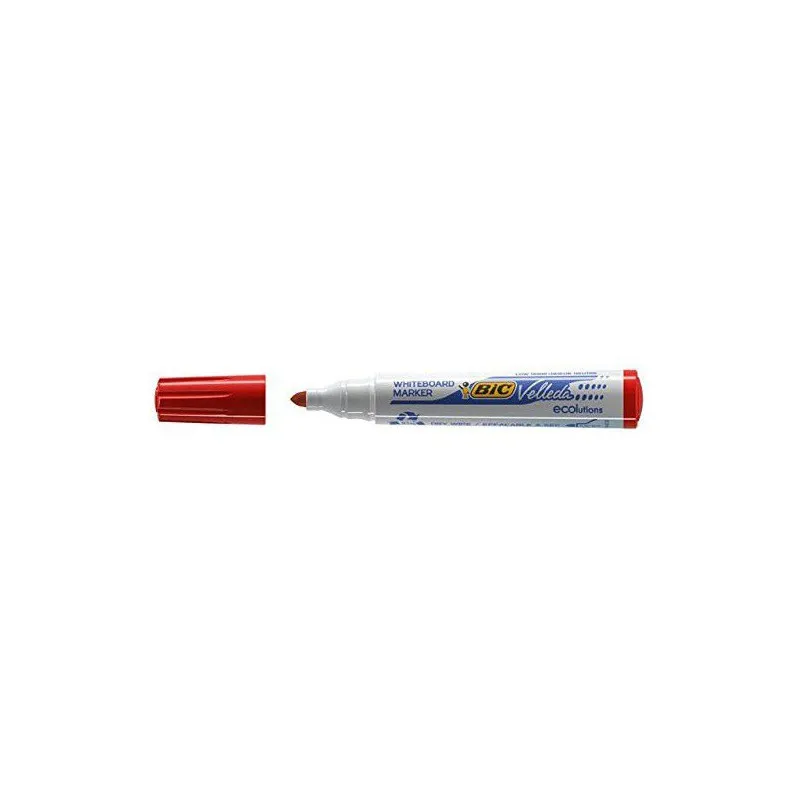 12x Marqueurs effaçable BIC 1701 pointe ogive / Rouge