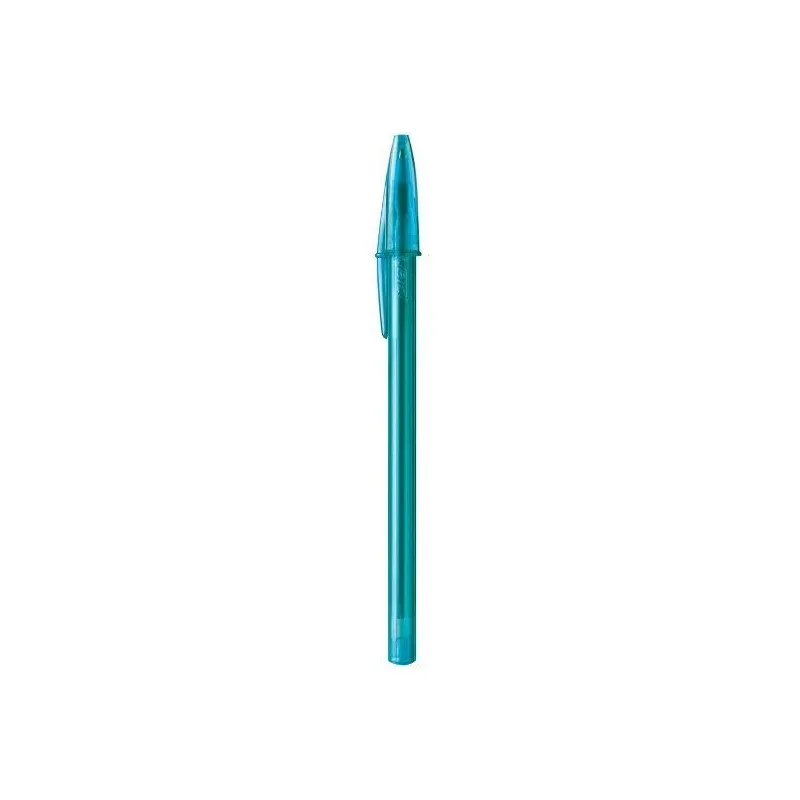 12x Stylos à bille BIC Cristal Fashion / Turquoise