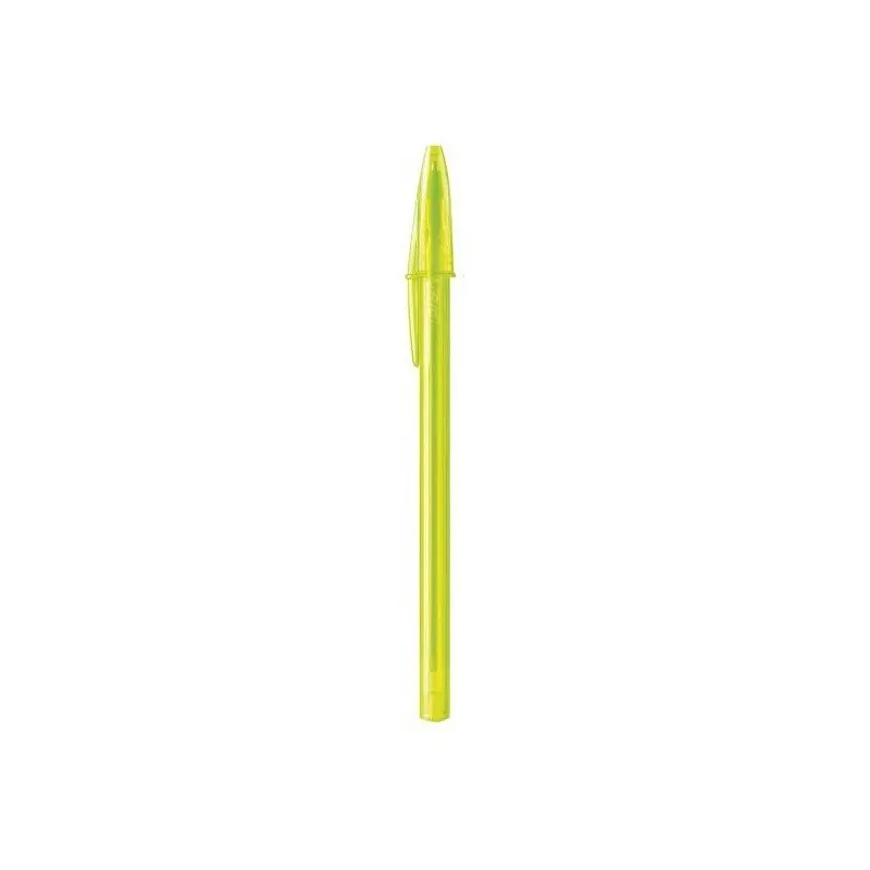 12x Stylos à bille BIC Cristal Fashion / Vert