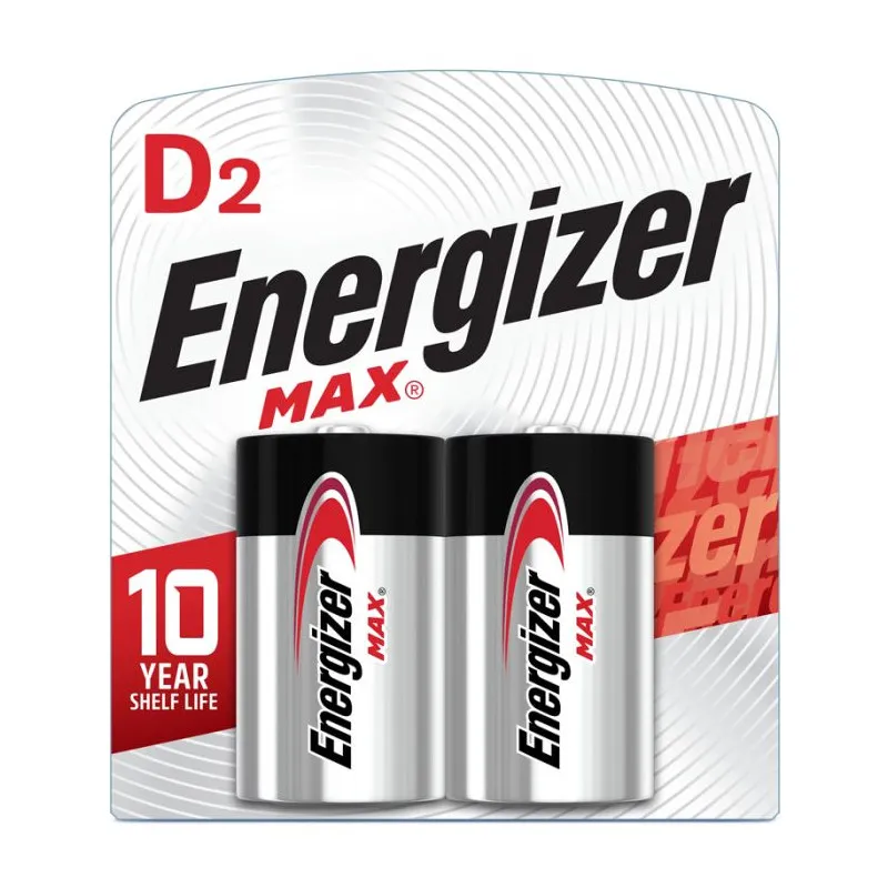 2 PILES ENERGIZER MAX E95 LR20