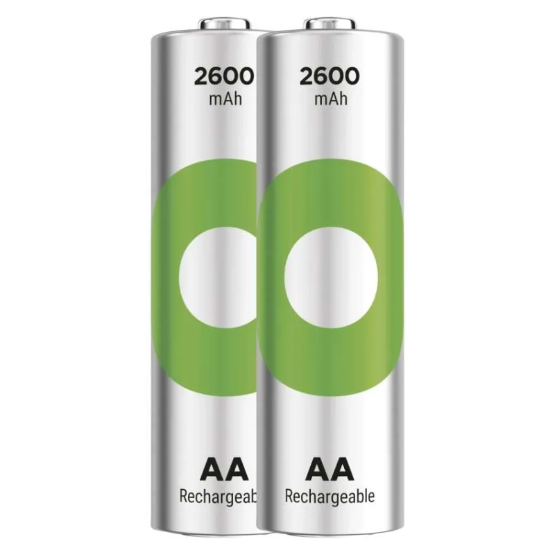 2 x Pile Rechargeables GP 1.2V 2600mAh