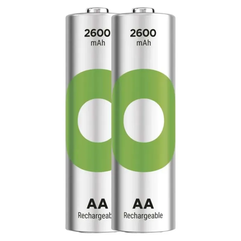 2 x Pile Rechargeables GP 1.2V 2600mAh