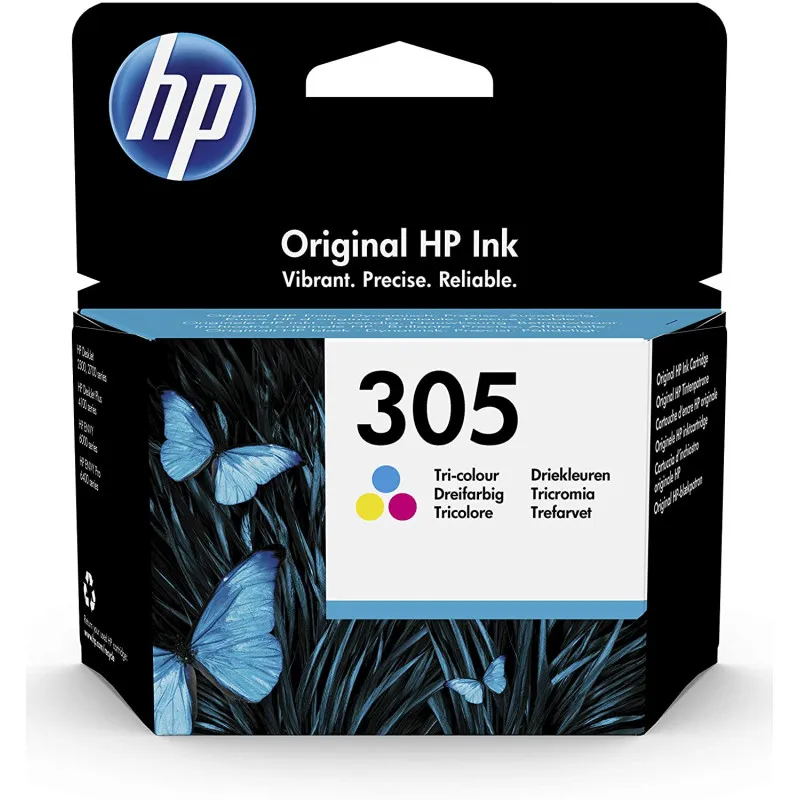 3YM60AE — Cartouche d’encre trois couleurs HP 305 authentique