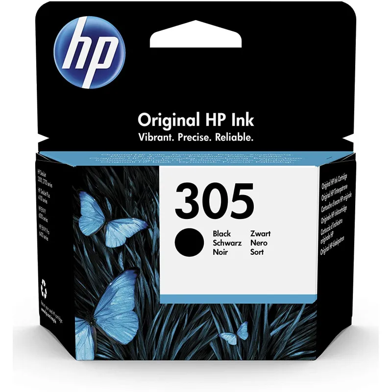 3YM61AE — Cartouche d’encre noire HP 305 authentique