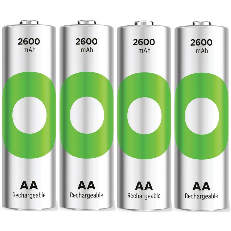 4 x Pile Rechargeables GP 1.2V 2600mAh