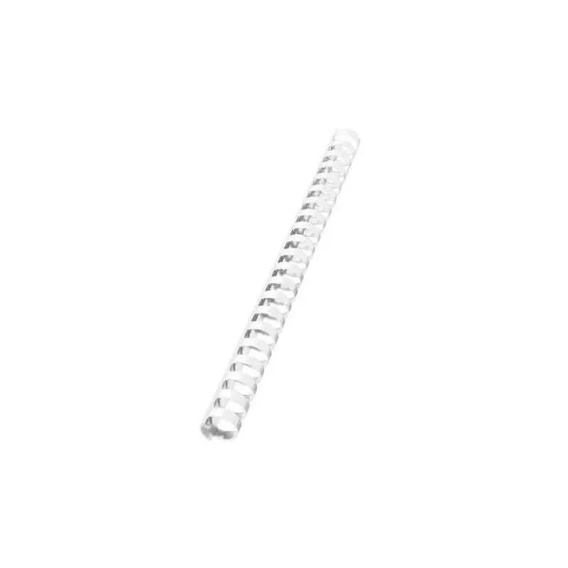 50 Reliures Spirale Plastique 38mm Blanc