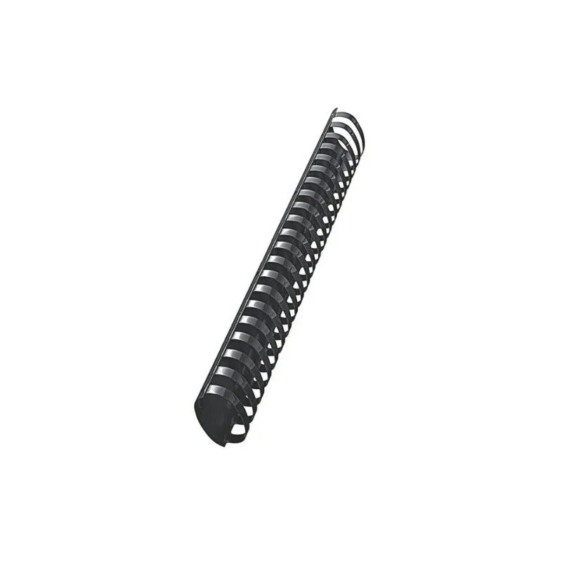 50 Reliures Spirale Plastique 45mm Noir