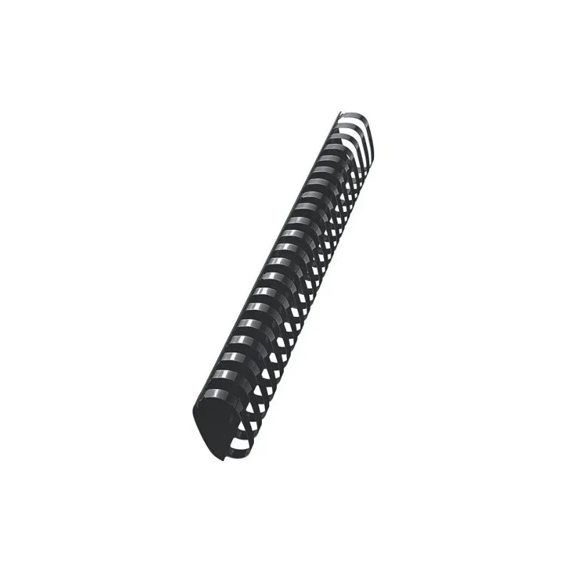50 Reliures Spirale Plastique 51mm Noir