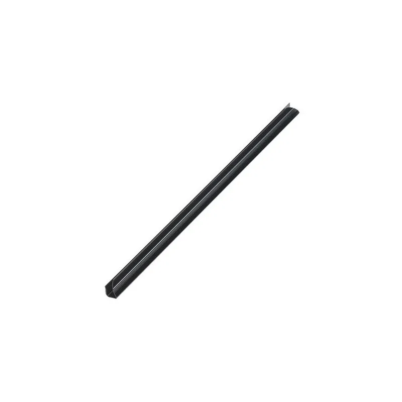 50x Baguettes reliure plastique / 14mm / Noir