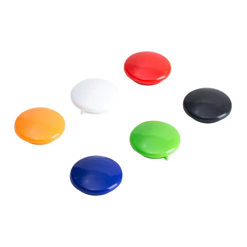 6 X BOUTON DE FIXATION MAGNETIQUE 30MM / COULEUR ASSORTIS