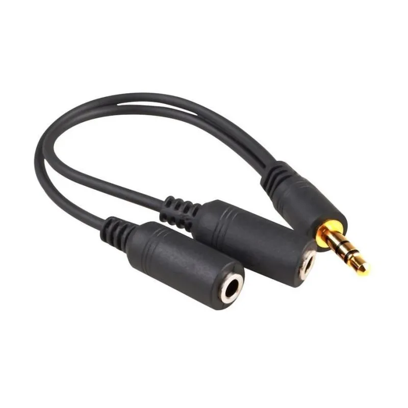 ADAPTATEUR 2 JACK FEMELLE VERS JACK MALE