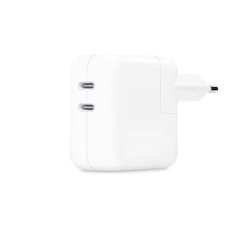 Adaptateur secteur double USB-C Apple 35 W / Blanc
