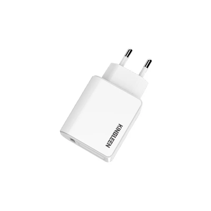 Adaptateur Secteur KINGLEEN C867E / TYPE C  / Blanc
