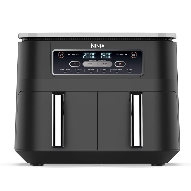 Air Fryer NINJA Foodi 7.6L avec 2 Compartiments / 2400W / Noir / AF300