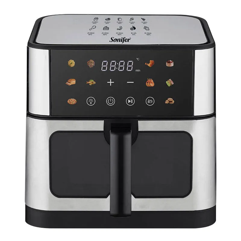 AIR FRYER SONIFER 10Litres / Noir et Silver/  SF-1042