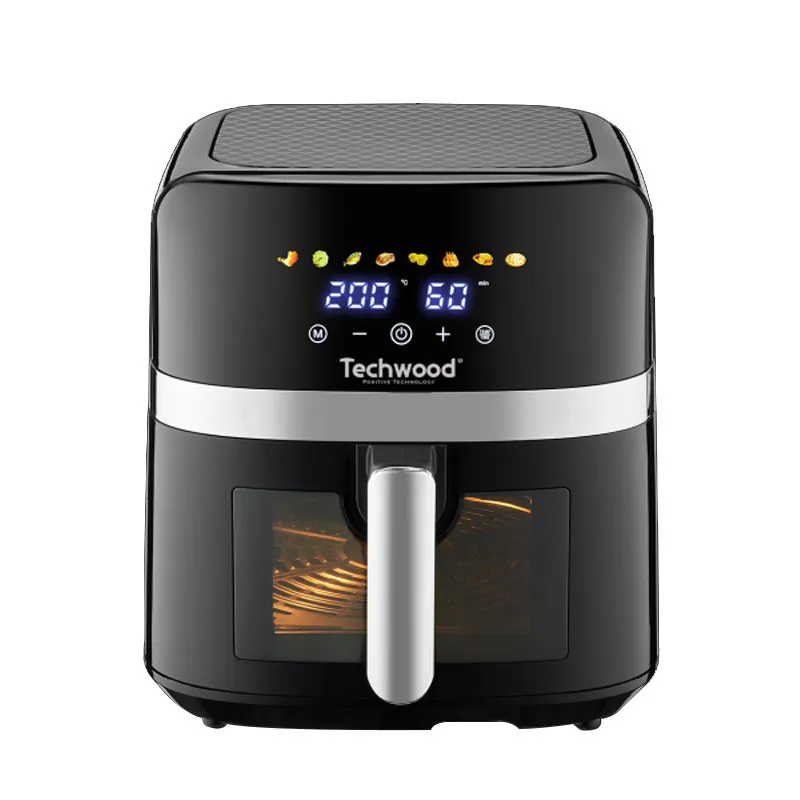 AIR FRYER TECHWOOD 8 Litres 1700W / Noir / TFR-806SHD