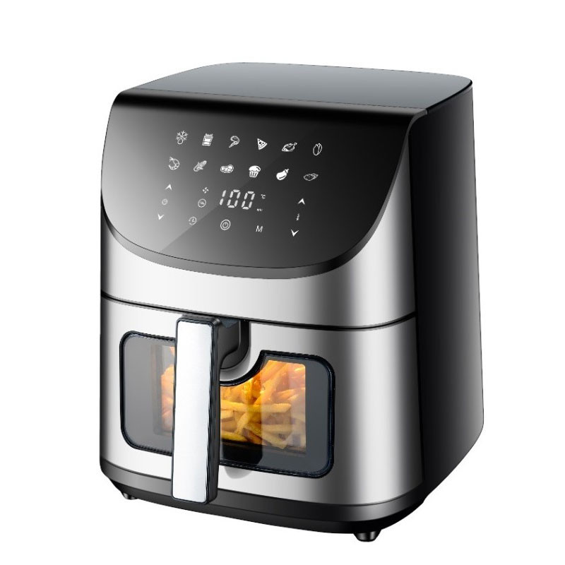 AirFryer VOLTZ avec Fenêtre visible 7 Litres / 1700W / Noir et Gris / 55OV51980X