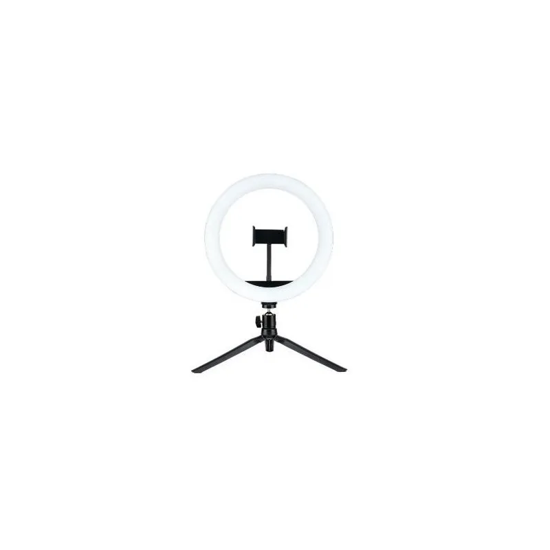 ANNEAU LUMIERE LED HAVIT ST7029 Pour Smartphone Avec Support Bureau