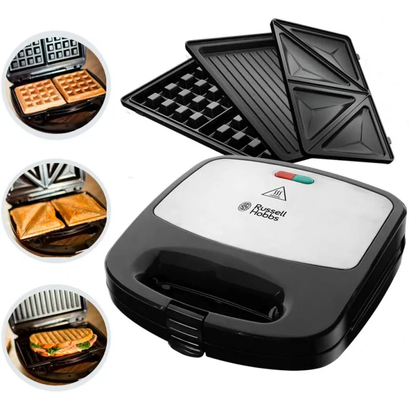Appareil à Croque RUSSELL HOBBS Sandwich Maker 3en1 Fiesta