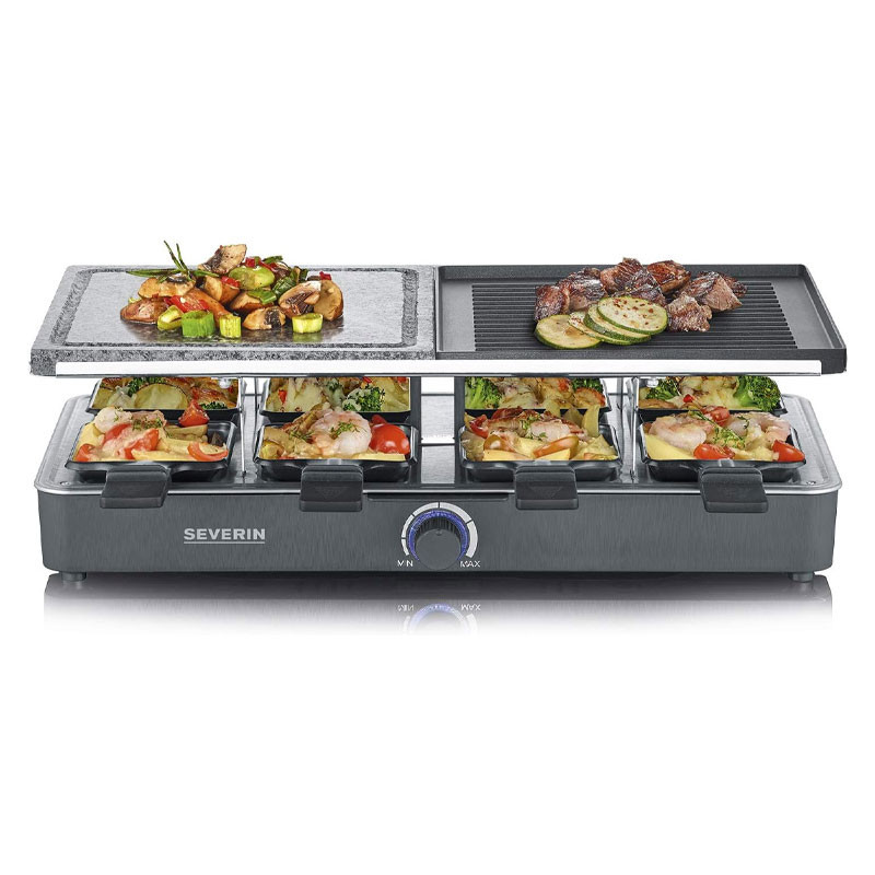 Appareil A Raclette Multifonction SEVERIN / 1300W /  Noir / RG2371