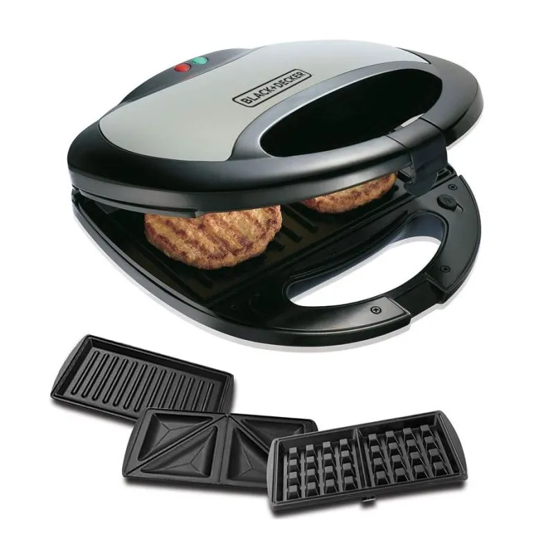 Appareil De Cuisson 3 EN 1 BLACK&DECKER 750 W / Noir