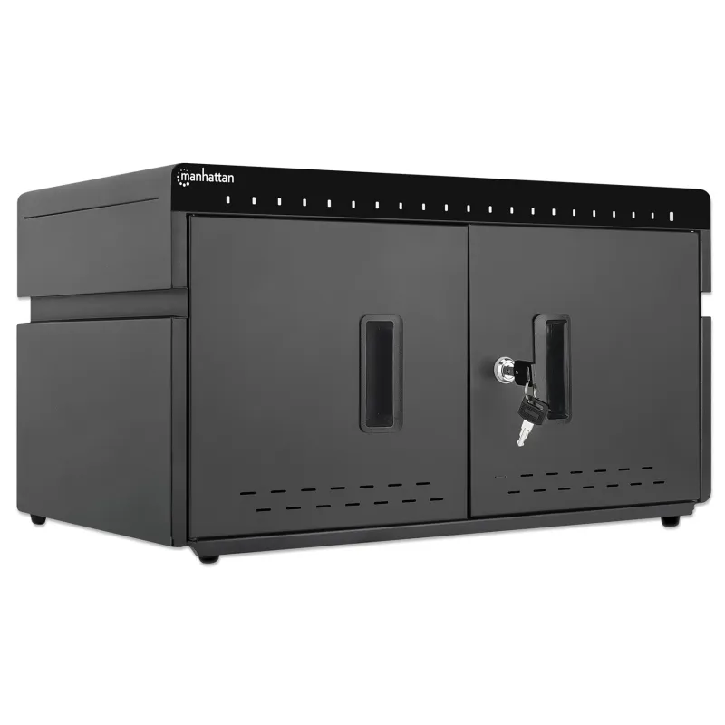 Armoire de chargement de bureau à 20 ports Manhattan / 360 W / Noir