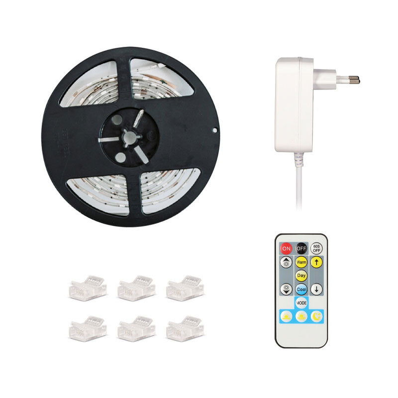 Bande LED 5 mètres SmartLED KSIX, Réglable, 1000 lumens, CCT Blanc