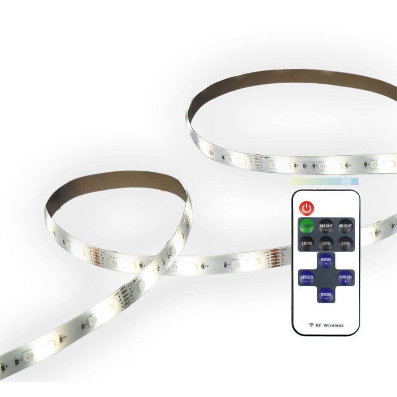 Bande LED KSIX 5 m, découpable, 2400 lm,CCT Whites, télécommande