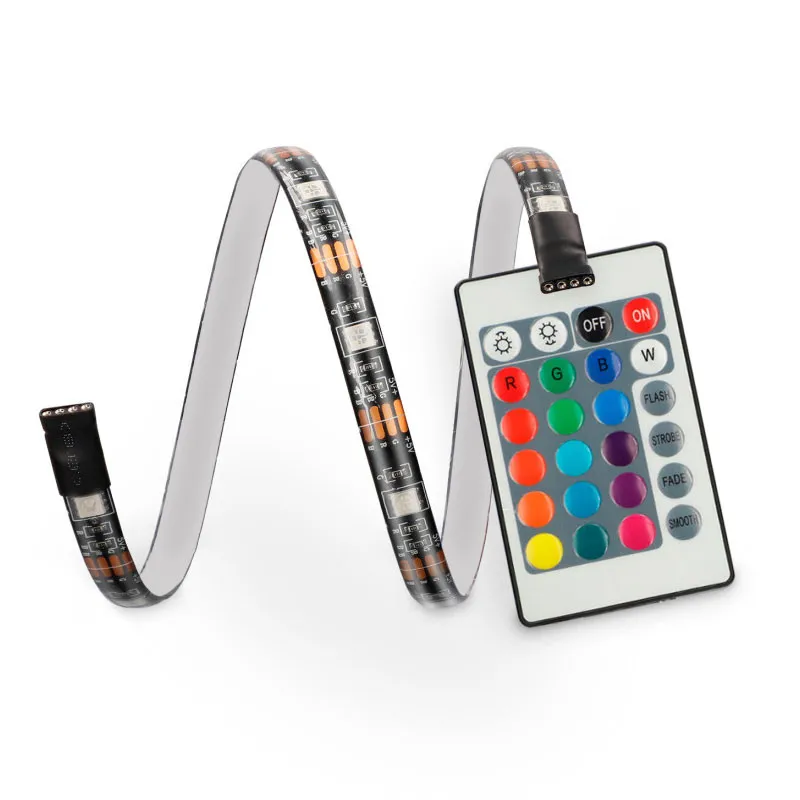 Bandes LED TV colorées KSIX,télécommande, 16 couleurs RVB