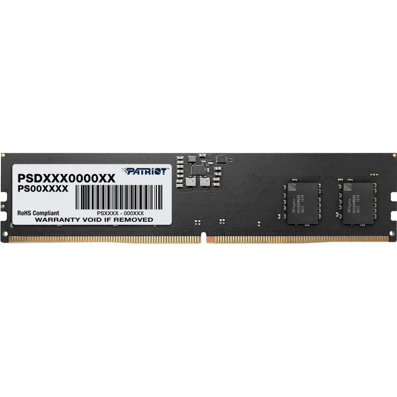 Barette Mémoire Patriot Signature DIMM DDR5 CL42 / 16 Go / 5200MHz
