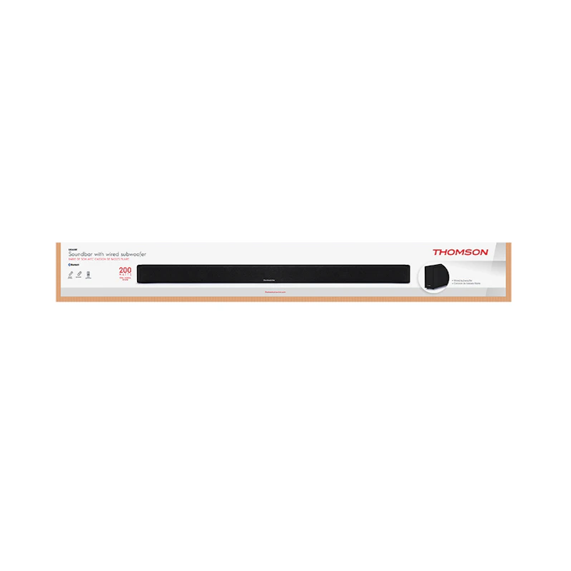 Barre de son THOMSON SB250BT avec caisson de basses filaire / 200W