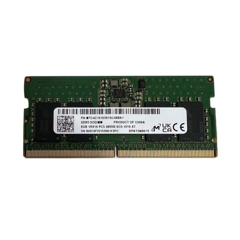 BARRETTE MEMOIRE MICRON SODIMM 8G 4800MHZ