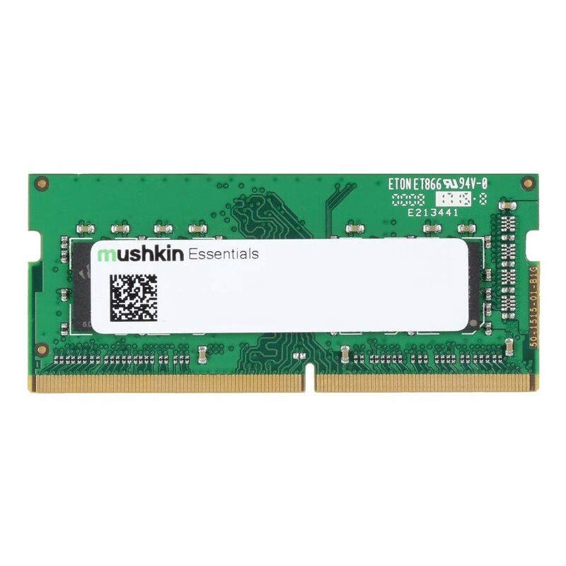 Barrette mémoire Mushkin Essentials DDR4 SODIMM 8 Go 3200 MHz
