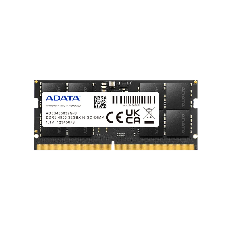 Barrette Mémoire SoDIMM ADATA 32 Go DDR5 4800 MHz