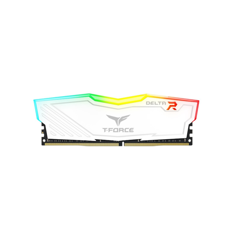 Barrettes Mémoire TeamGroup T-FORCE DELTA R WHITE UD-D4 8GO / 3600 Mhz