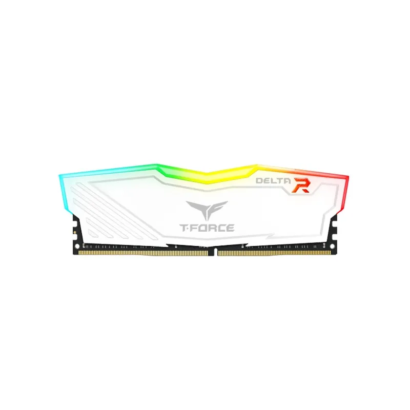 Barrettes Mémoire TeamGroup T-FORCE DELTA R WHITE UD-D4 8GO / 3600 Mhz