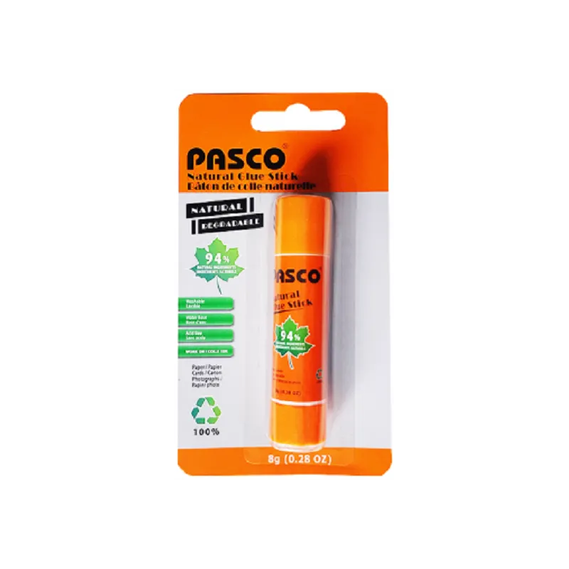 Bâton de colle stick naturel PASCO / 8 Gr