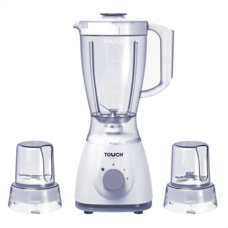 BLENDER 1.7L TOUCH AVEC MOULIN ET HACHOIR / 400W /  BLANC