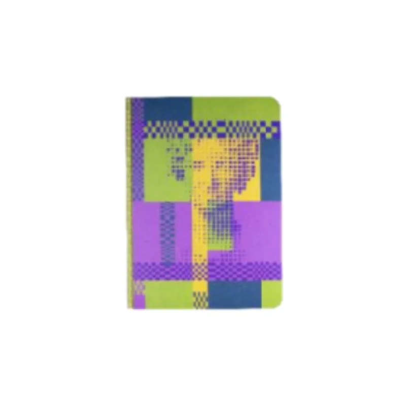Bloc Note Pop Art Illusion Optique Purple / 160 Pages