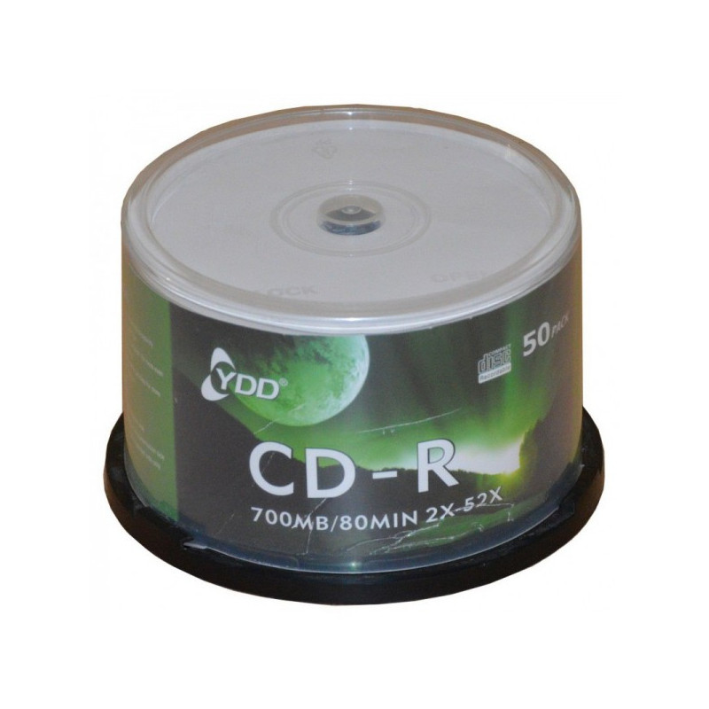 BOBINE YDD 50X CD-R 700 MB / 80 MIN / IMPRIMABLE