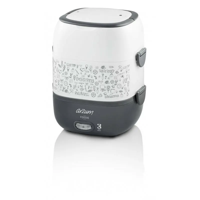 Boîte à lunch moderne Foodie Arzum AR1073 / Gris