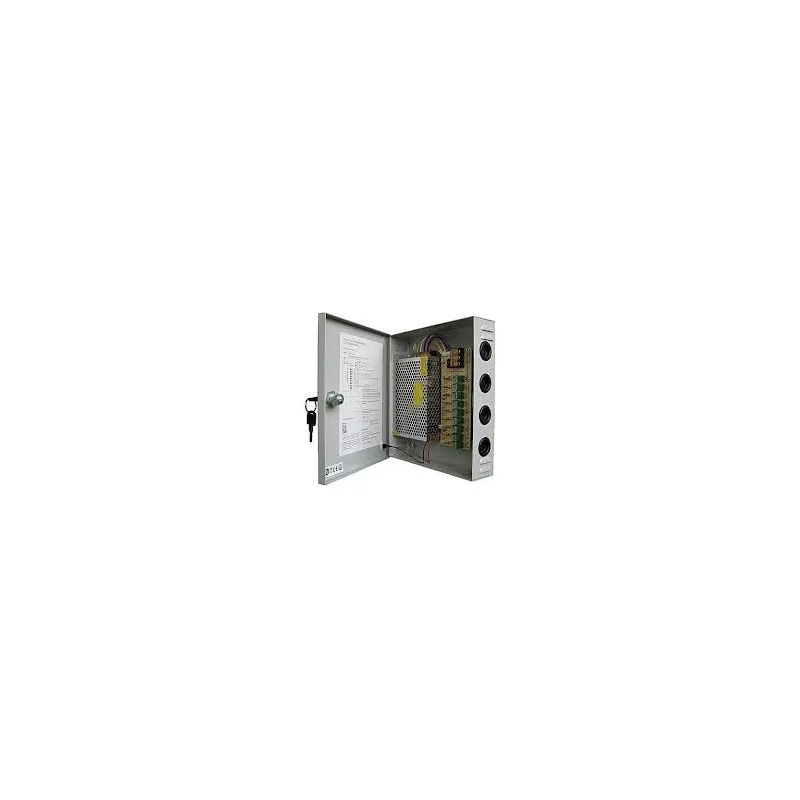 Boite d'alimentation Pour Caméras de surveillance 12V / 20A / Avec Case