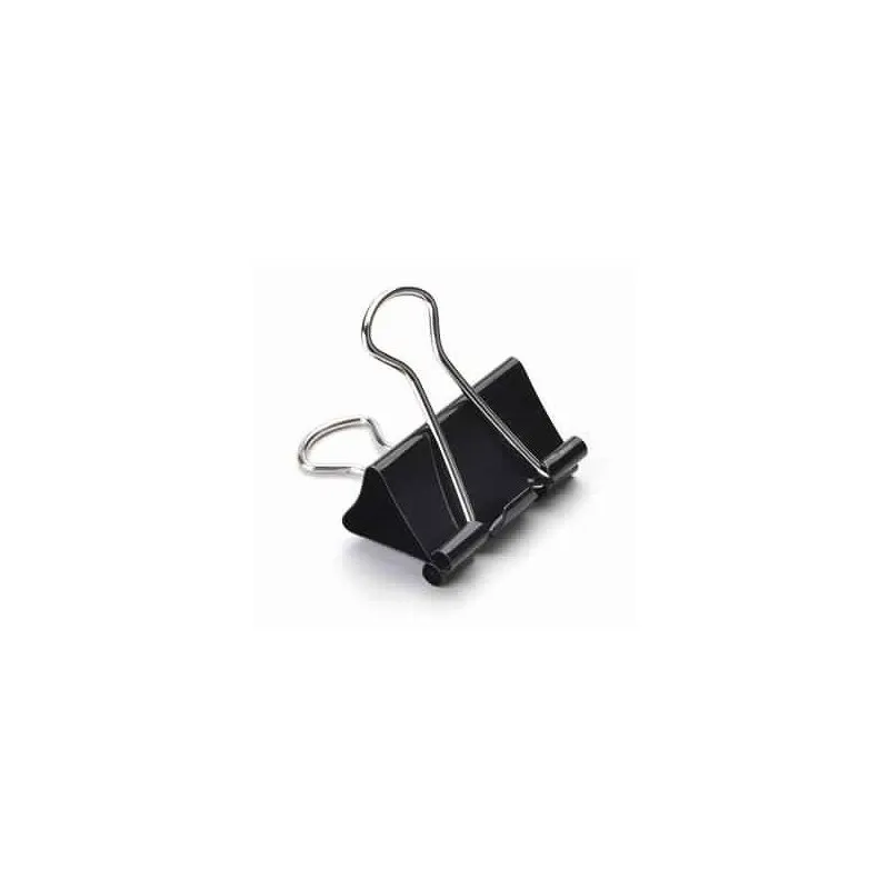 Boite de 12 Clips 15 mm / Noir